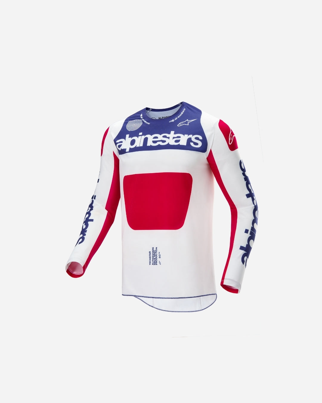 Maillot Alpinestars Techstar Édition Limitée Fortitude - Bleu/Rouge/Blanc