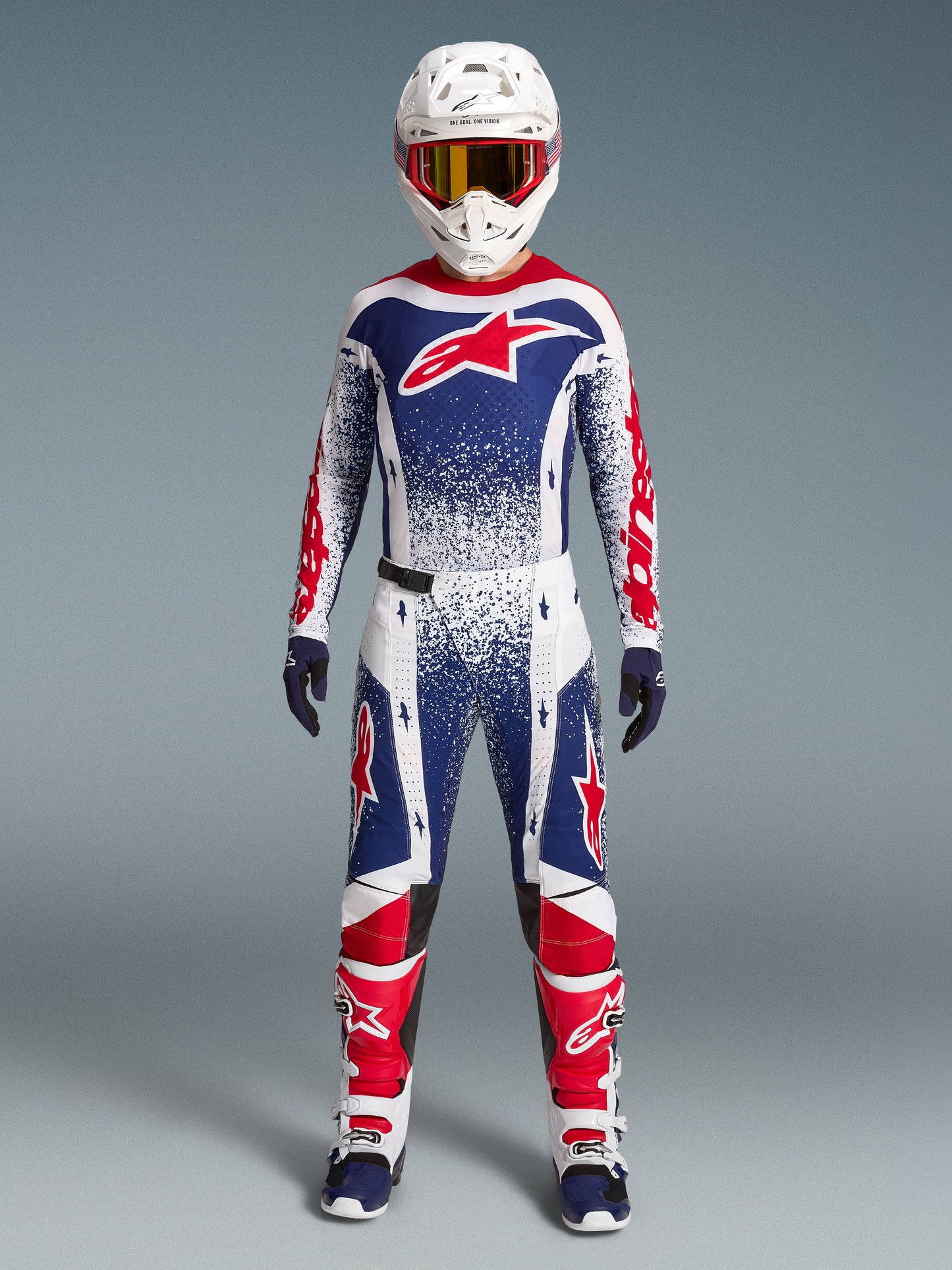 Alpinestars Techstar Unity Pants Limited Edition - Blue/Red/White