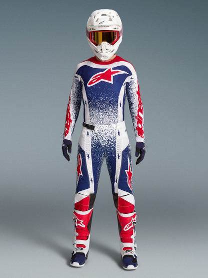 Alpinestars Techstar Unity Jersey Limited Edition - Blue/Red/White