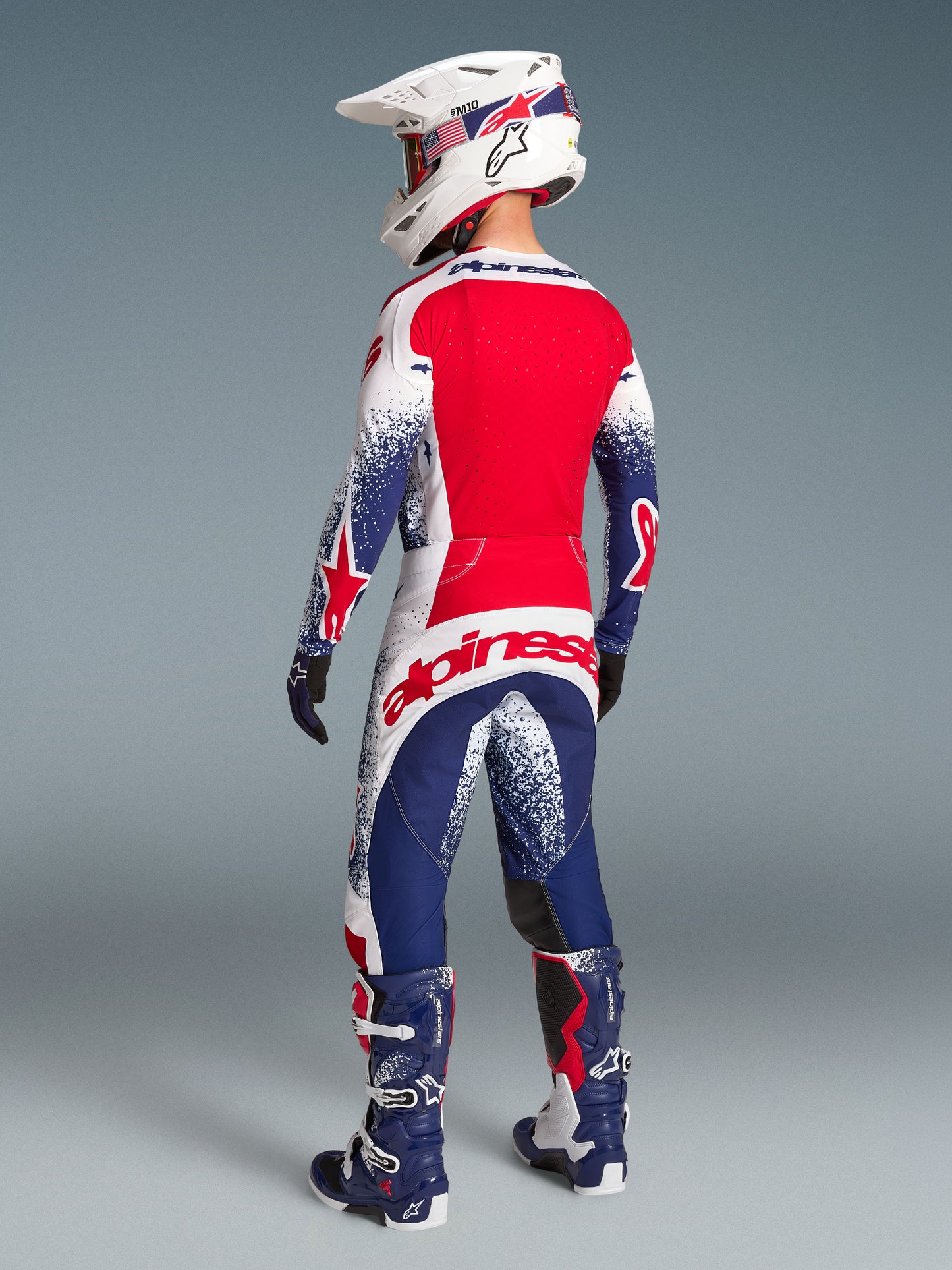 Alpinestars Techstar Unity Pants Limited Edition - Blue/Red/White