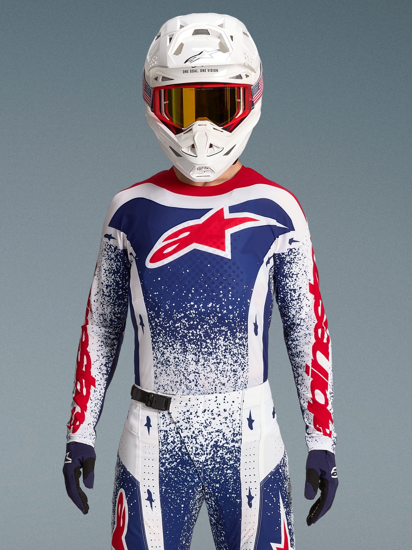 Alpinestars Techstar Unity Jersey Limited Edition - Blue/Red/White