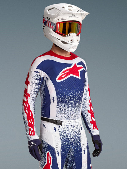 Alpinestars Techstar Unity Jersey Limited Edition - Blue/Red/White