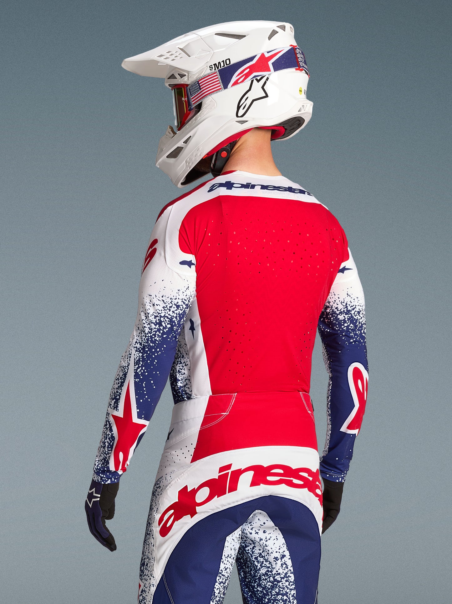 Alpinestars Techstar Unity Jersey Limited Edition - Blue/Red/White