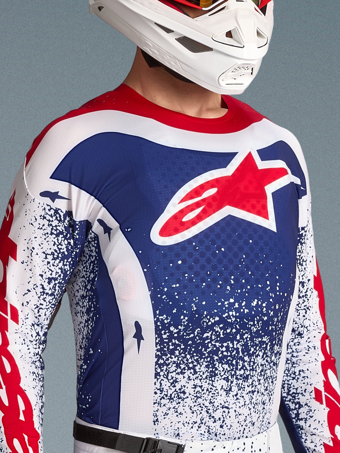 Alpinestars Techstar Unity Jersey Limited Edition - Blue/Red/White