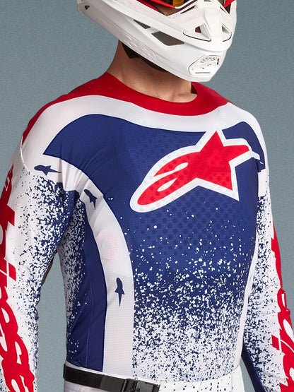 Alpinestars Techstar Unity Jersey Limited Edition - Blue/Red/White