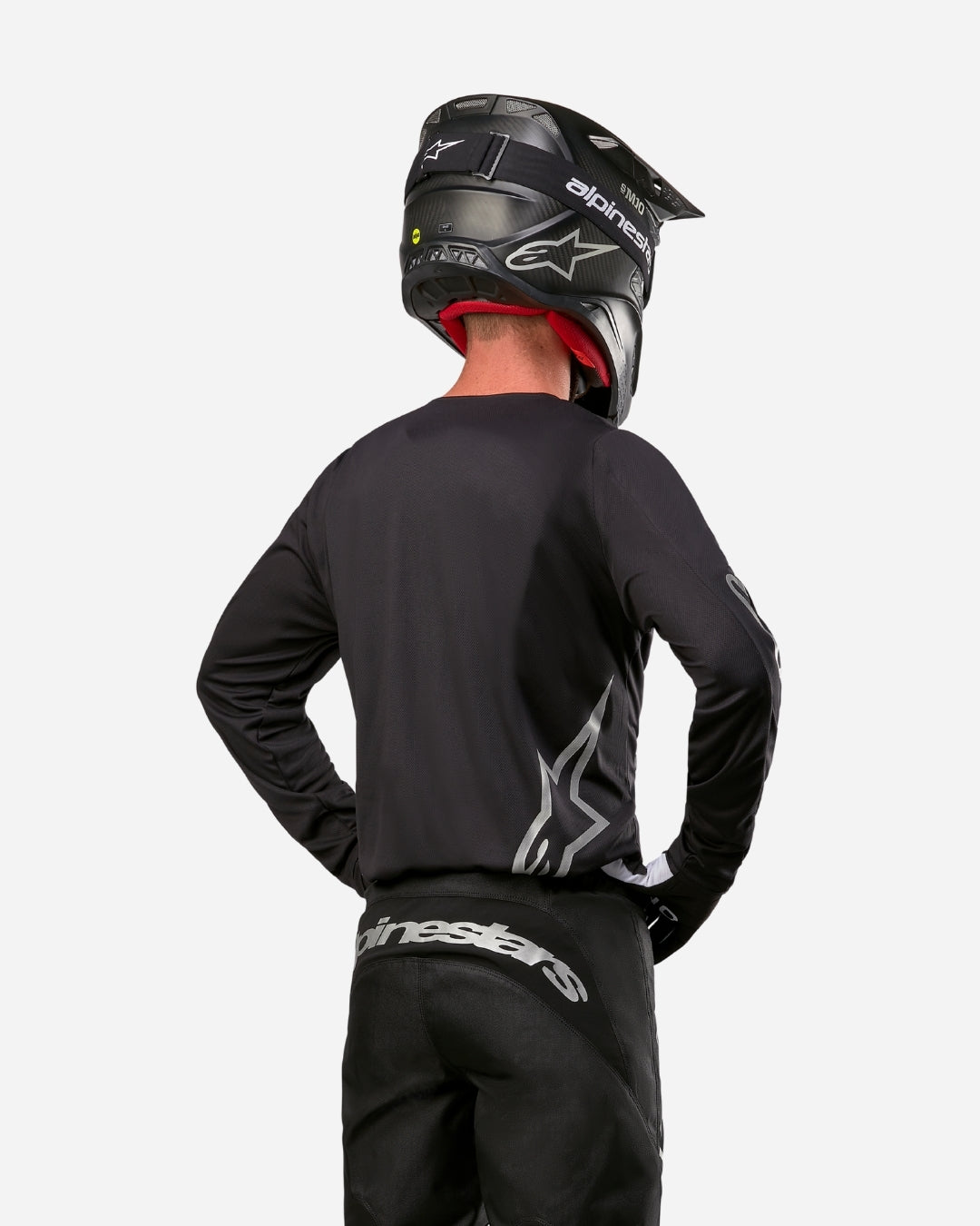 Maillot Alpinestars Fluid Graphite - Noir/Argent