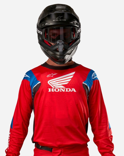 Maillot Alpinestars Honda Racer Iconic - Rouge vif/Noir/Blanc