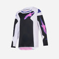 Maglia Alpinestars Fluid Grid per bambini - Nero/Grigio chiaro/Viola