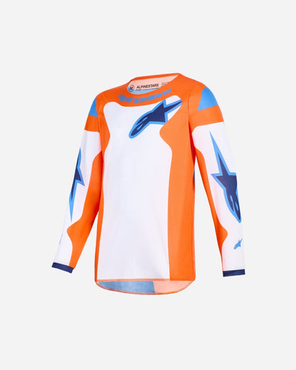 Maillot enfant Alpinestars Fluid Grid - Orange/Bleu UCLA