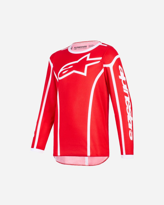 Maillot enfant Alpinestars Fluid Apex - Rouge/Blanc