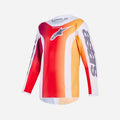 Alpinestars Fluid Portl Kids' Jersey - Red/Light Grey/Dark Grey