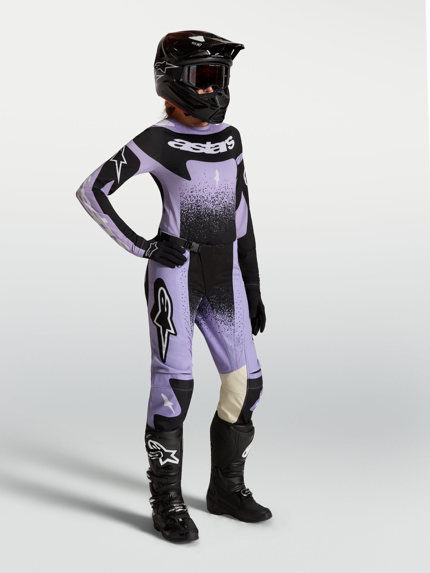 Alpinestars Stella Techstar Swan Women's Jersey - Light Violet/Black