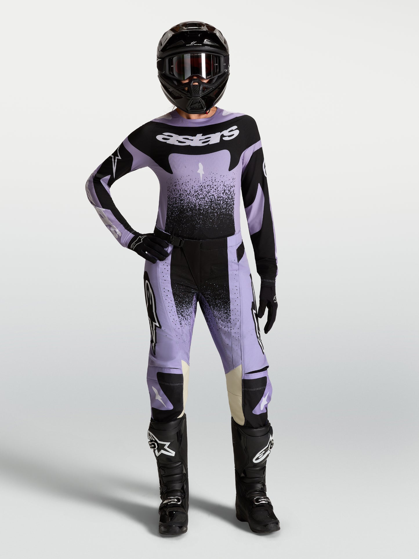Alpinestars Stella Techstar Swan Women's Pants - Light Violet/Black