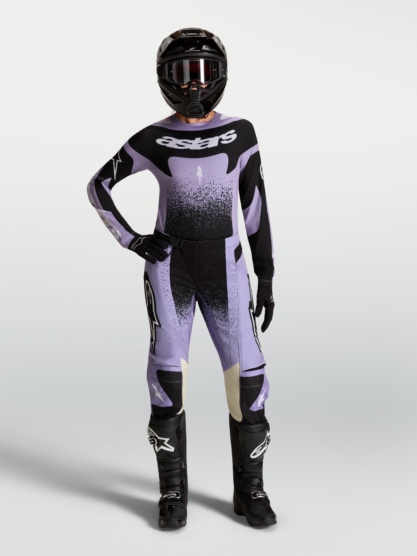 Alpinestars Stella Techstar Swan Women's Jersey - Light Violet/Black