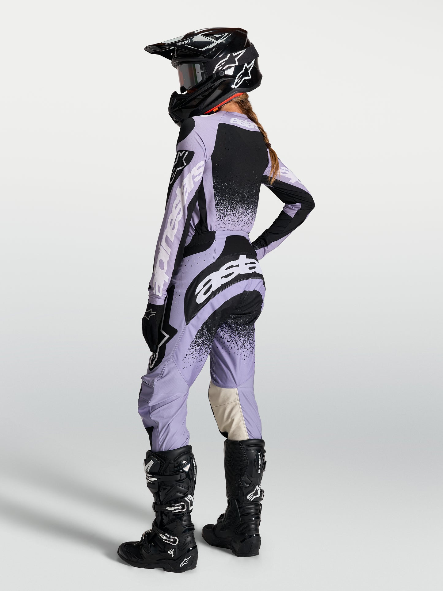 Alpinestars Stella Techstar Swan Women's Jersey - Light Violet/Black