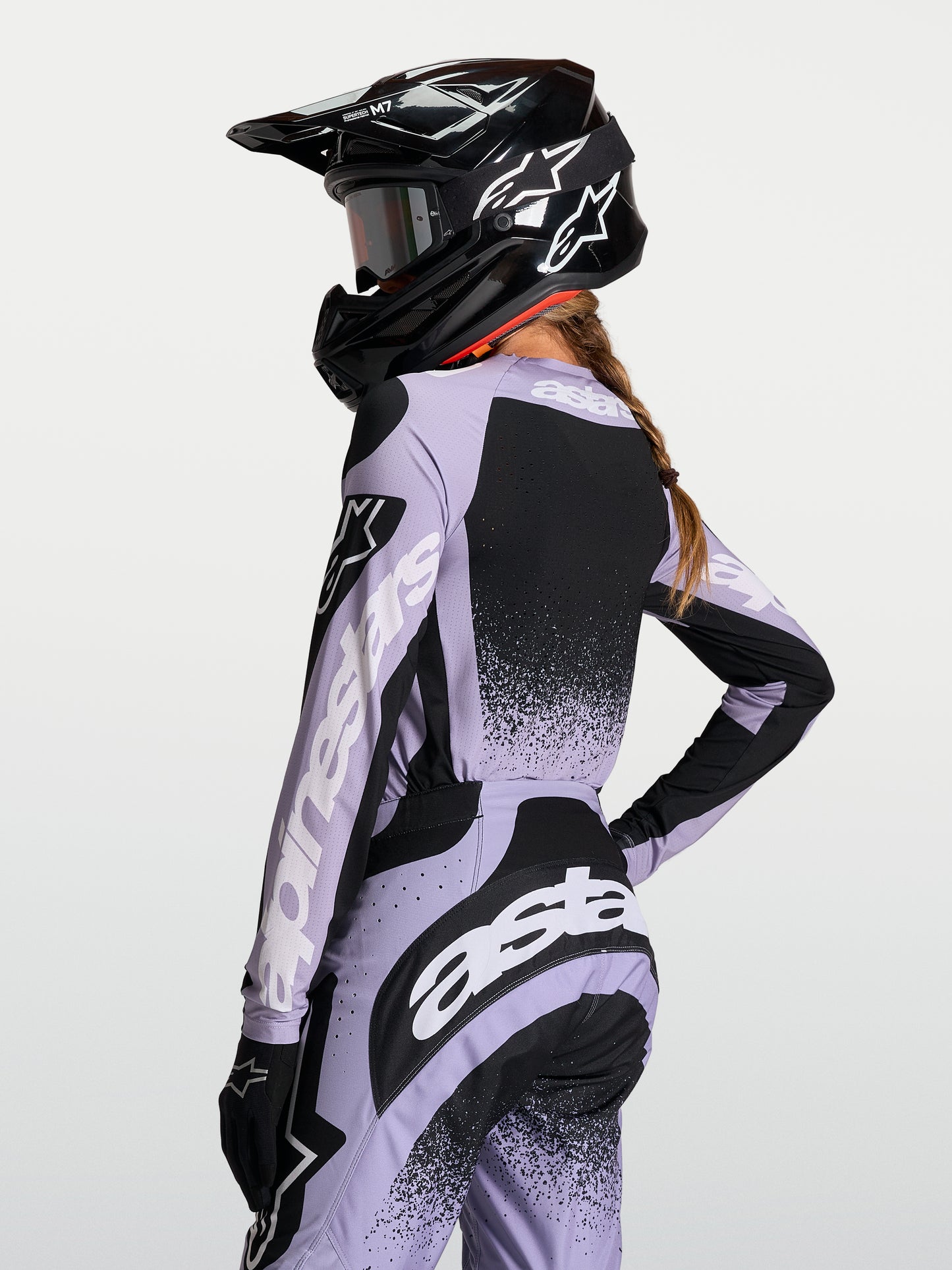 Alpinestars Stella Techstar Swan Women's Jersey - Light Violet/Black