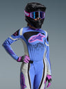 Maillot femme Alpinestars Techstar Nomur - Bleu clair/Blanc cassé/Noir