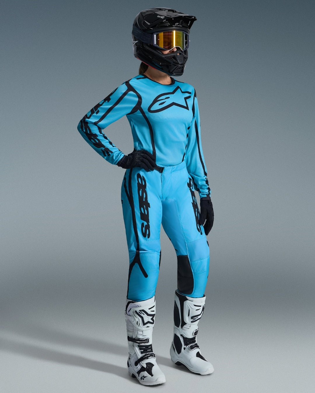 Maillot femme Alpinestars Fluid Apex - Tropical/Noir