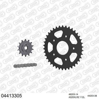 Kit chaîne AFAM Cagiva Mito 125 (2000-2003)