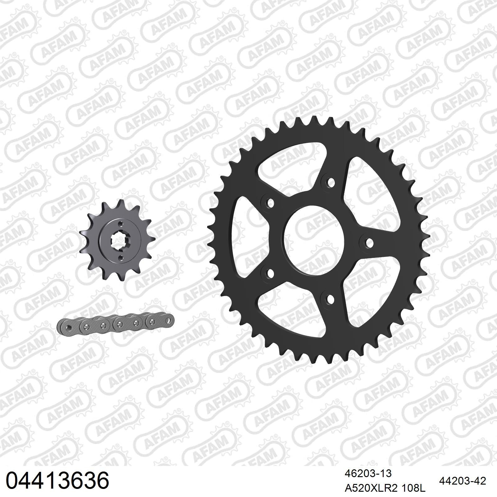 Kit chaîne AFAM Cagiva Super City 125 (1991-1999)