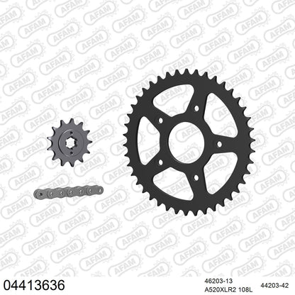 Kit chaîne AFAM Cagiva Super City 125 (1991-1999)