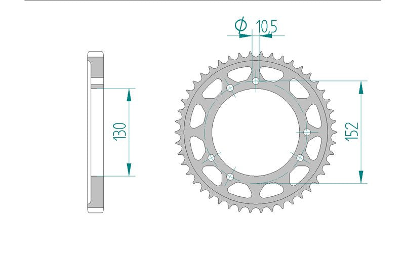Couronne AFAM 44601 - 48 dents