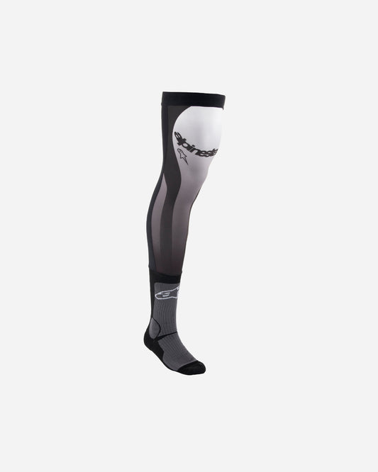 Chaussettes longues de genouillère Alpinestars - Noir/Blanc