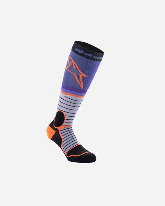 Chaussettes longues Alpinestars Mx Pro - Noir/Gris/Violet