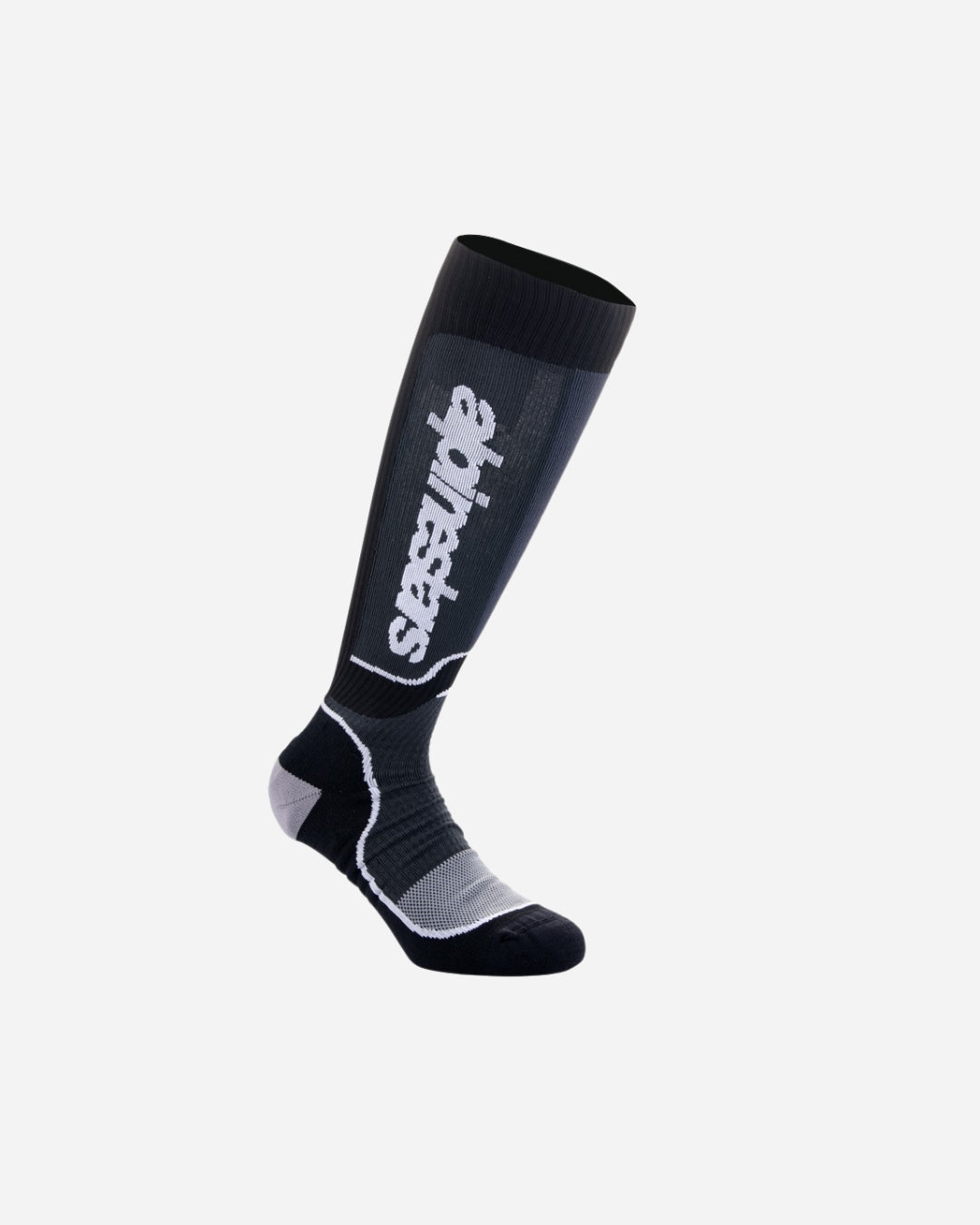 Chaussettes longues Alpinestars Mx Plus - Noir/Blanc