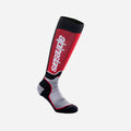 Alpinestars MX Plus Long Socks - Black/Grey/Red