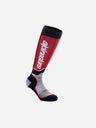 Chaussettes longues Alpinestars Mx Plus - Noir/Gris/Rouge
