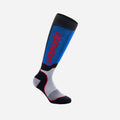 Alpinestars Mx Plus Long Socks - Black/White/Royal Blue