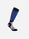Chaussettes longues Alpinestars Mx Plus - Noir/Blanc/Bleu royal