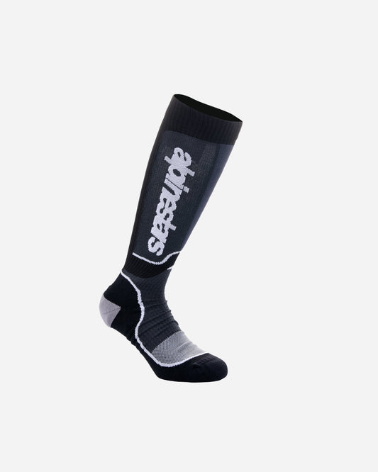 Chaussettes longues enfant Alpinestars Mx Plus - Noir/Blanc