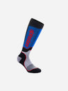 Chaussettes longues enfant Alpinestars Mx Plus - Noir/Blanc/Bleu royal
