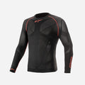 Alpinestars Ride Tech V2 Funktionsshirt mit langen Ärmeln – Schwarz/Rot