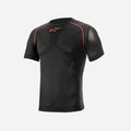 Alpinestars Ride Tech V2 Kurzarm-Funktionsshirt – Schwarz/Rot