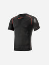Haut technique manches courtes Alpinestars Ride Tech V2 - Noir/Rouge