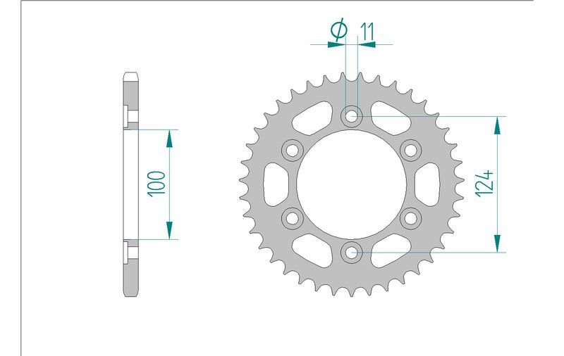 Couronne AFAM 50602 - 38 dents