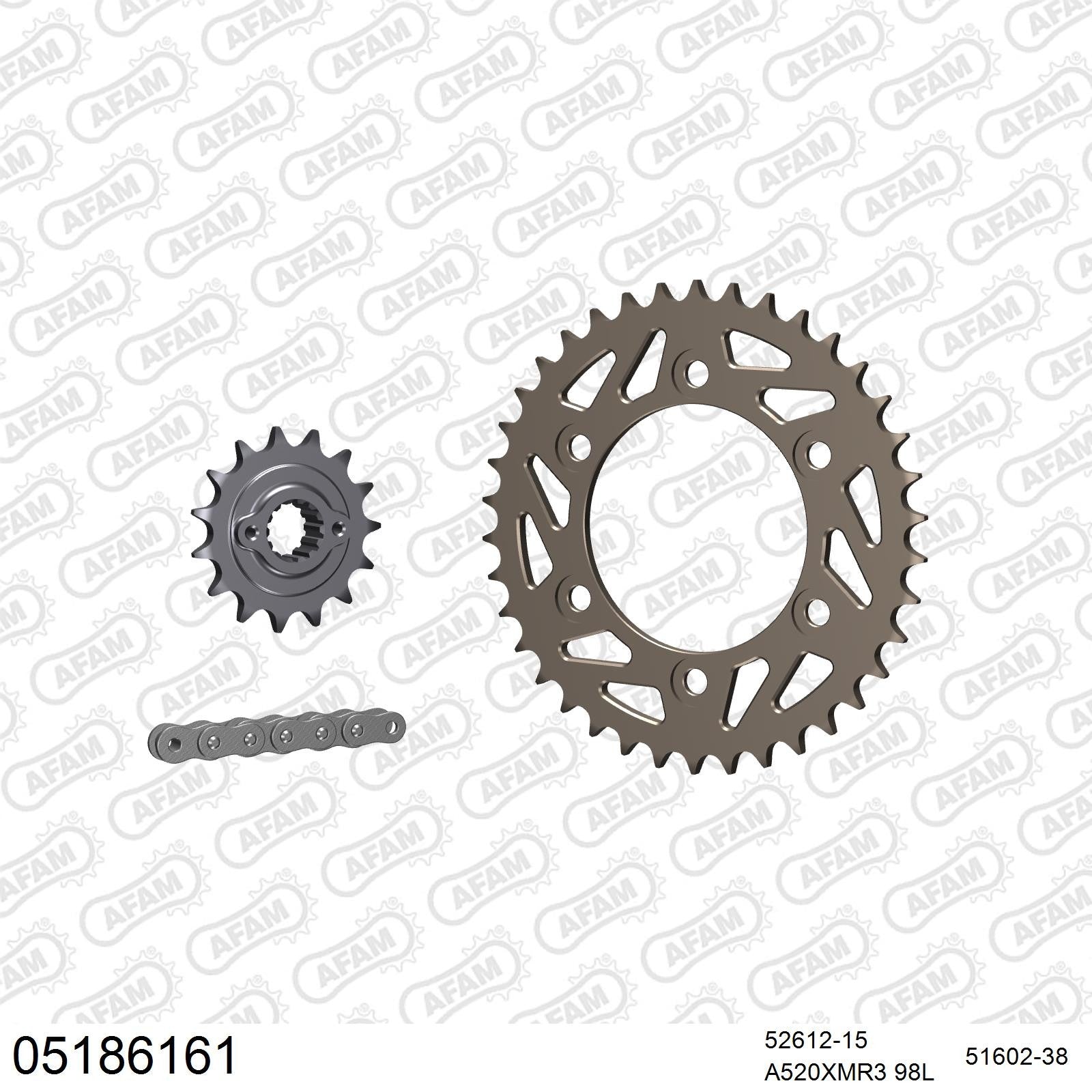 Kit chaîne AFAM Ducati Monster S4 900 (2001-2003)