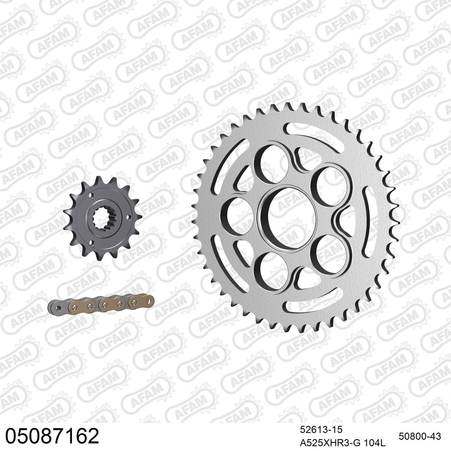 Kit chaîne AFAM Ducati ST2 944 (1997-2001)