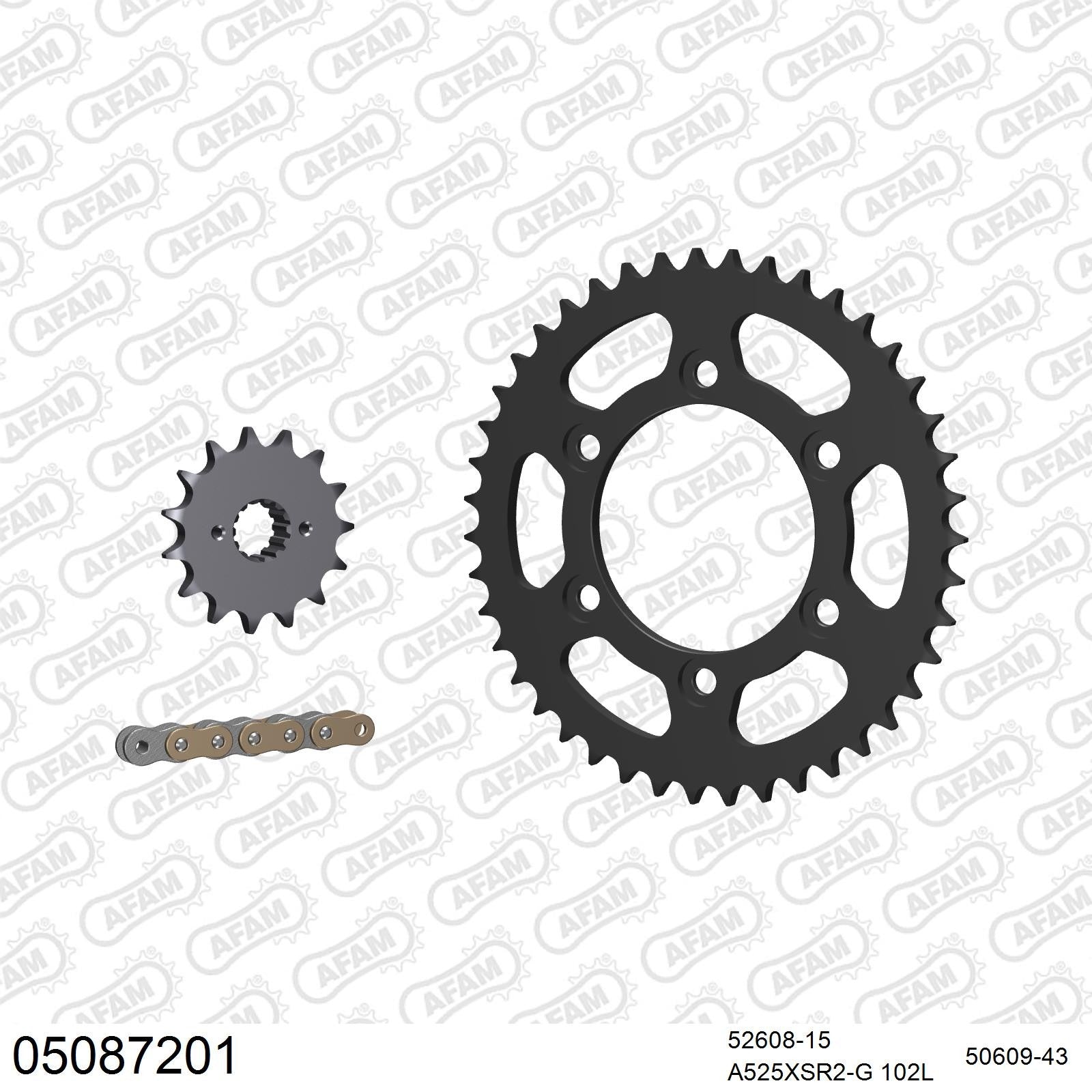 Kit chaîne AFAM Ducati ST4 ABS 996 (2001-2004)