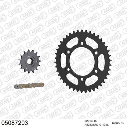 Kit chaîne AFAM Ducati ST3 992 (2004-2008) (50872038)