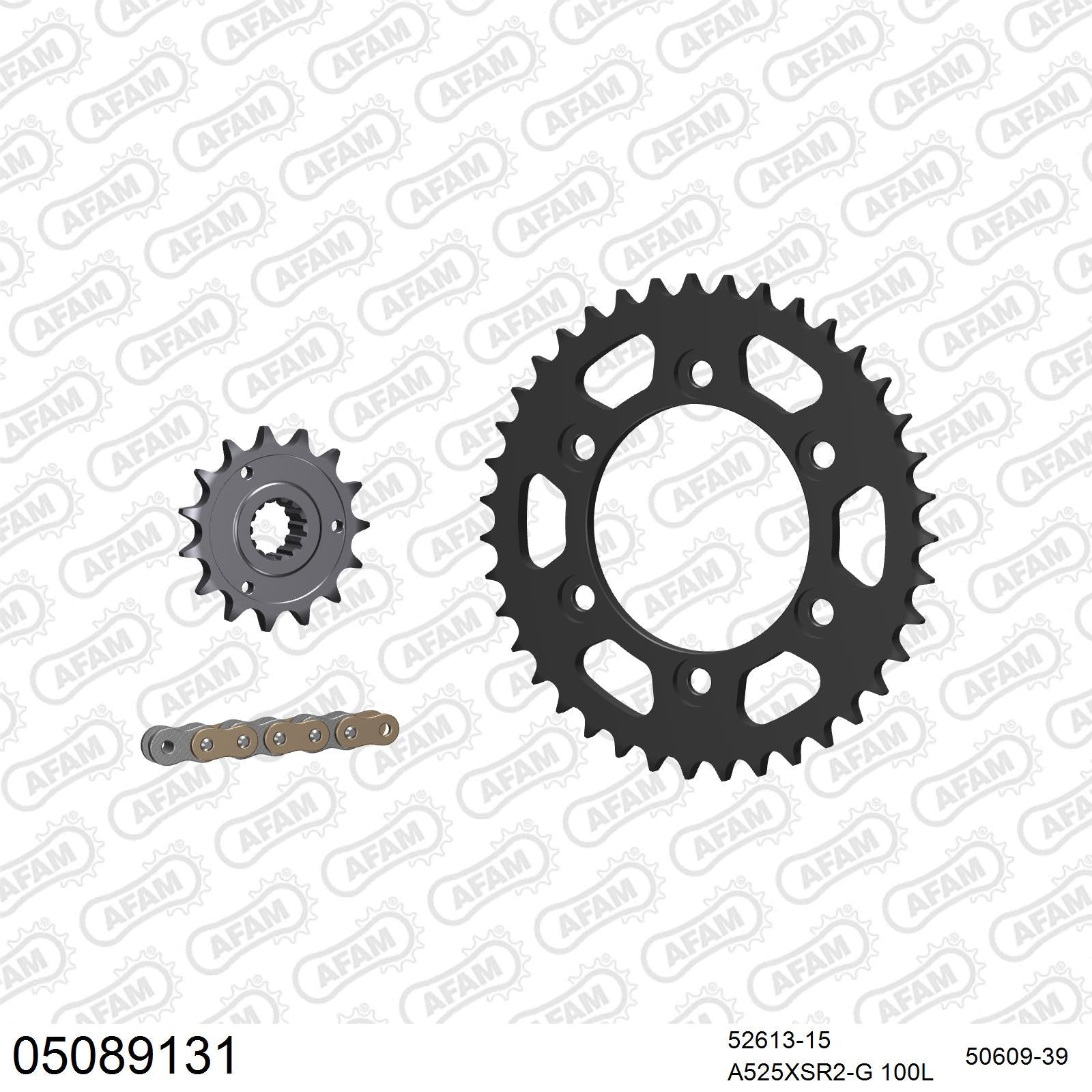 Kit chaîne AFAM Ducati GT 1000 (2006-2010)