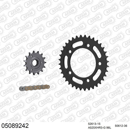 Kit chaîne AFAM Ducati 999 R / S (2003-2005)
