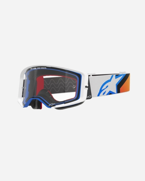 Alpinestars Goggle Goggle Supertech Corp - Blue/org