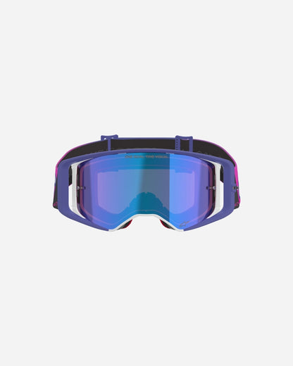 Masques Alpinestars Supertech Vision Vista - Violet/Rose Fluo Miroir Bleu