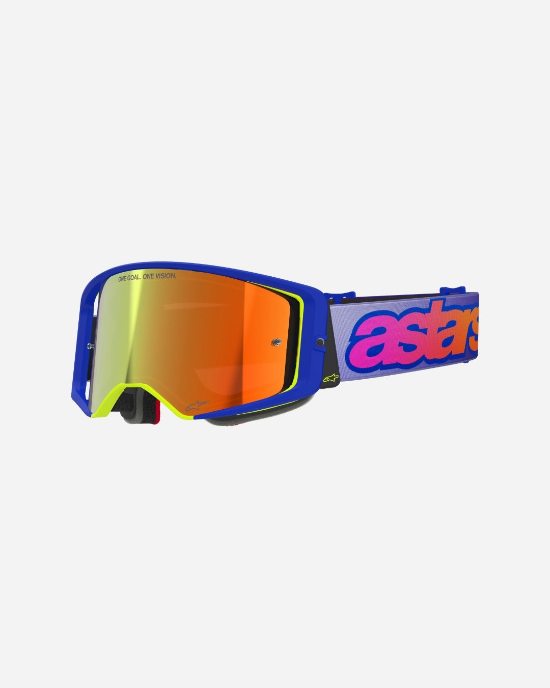 Masques Alpinestars Supertech Vision Vista - Bleu/Jaune/Violet Miroir Rouge