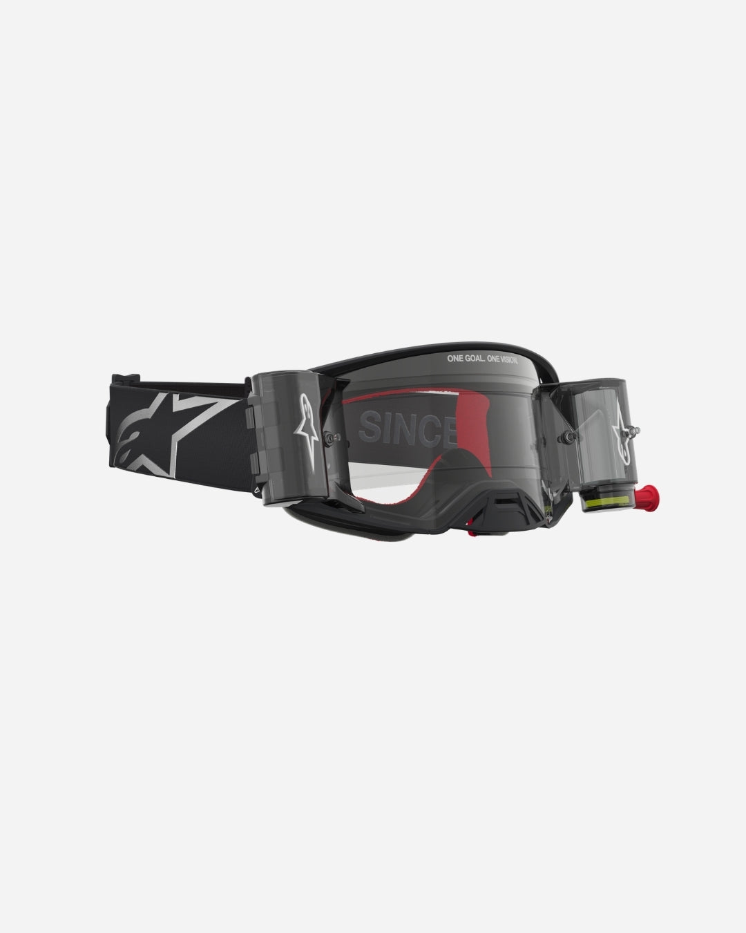 Alpinestars Supertech Firma Roll Off Goggles - Black/Silver/Clear