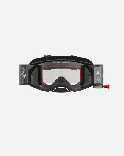 Alpinestars Supertech Firma Roll Off Goggles - Black/Silver/Clear